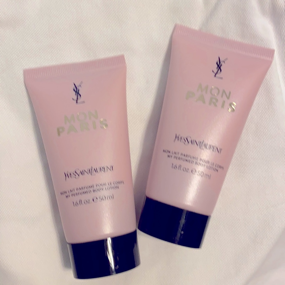 Set of 2 Mon Paris body lotion